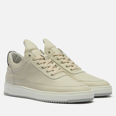 Кроссовки Filling Pieces Low Top Bianco Perforated бежевый, размер 36 EU