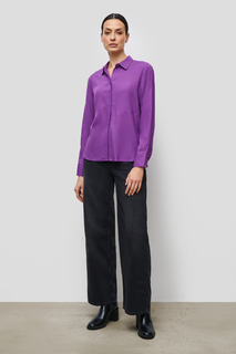Рубашка женская Baon B171001 фиолетовая XL