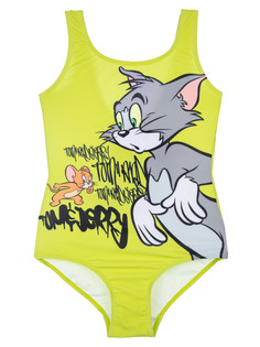 Купальник слитный детский PlayToday Tween 12341179, светло-зеленый, 152