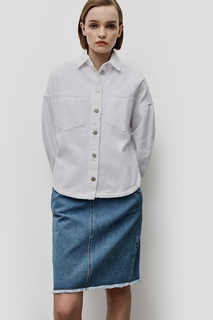 Джинсовая куртка женская Baon B1223008 белая S