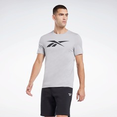 Футболка мужская Reebok Graphic Series Vector T-Shirt серая M