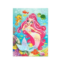 Макси-пазлы Puzzle Time Принцесса подводного мира, 30 деталей
