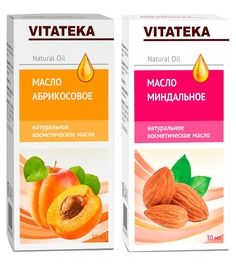 Набор Vitateka Косметических масел Абрикосов 30 мл с витаминами и антиоксидантами 30мл Витатека