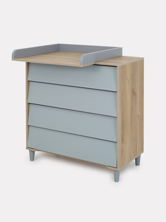 Комод RANT BERGEN 84см 4 ящика Soft Grey РАНТ
