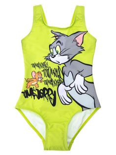 Купальник слитный детский PlayToday Kids 12342112, светло-зеленый, разноцветный, 122
