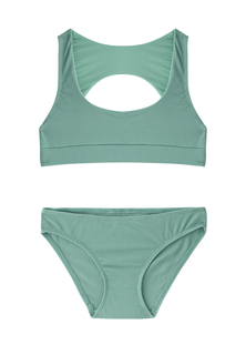 Купальник раздельный детский OLDOS AOSS23SW2KC30, оливковый, 158