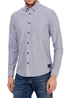 Рубашка мужская Calvin Klein K10K110549 голубая 44
