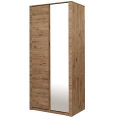 Шкаф распашной Bromo ШР 02.02 дуб веллингтон 900*1980*550 ООО Рейгрупп
