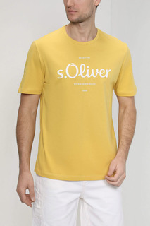 Футболка мужская s.Oliver 130.11.899.12.130.2057432 желтая L