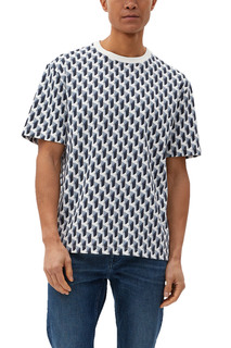 Футболка мужская s.Oliver 10.3.11.12.130.2130242 разноцветная 2XL