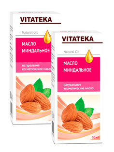 Комплект Косметическое масло Vitateka Миндальное 2 шт по 30 мл Витатека