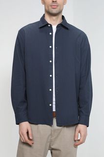 Рубашка мужская Marc O’Polo M21730642118 синяя L