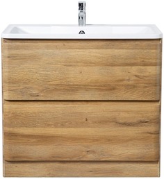 Тумба с раковиной BelBagno Albano 80 напольная, rovere rustico