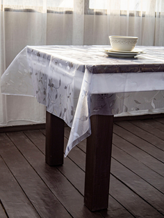 Cиликоновая скатерть PROtect на стол с рисунком прозрачная клеенка 180x137 см 12323