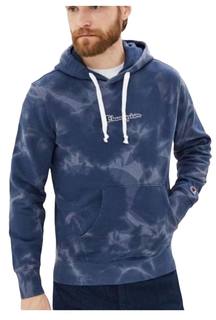 Свитшот Champion для мужчин, синий, белый, S, 216160