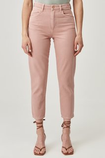 Джинсы женские Wrangler Mom Jeans розовые 46