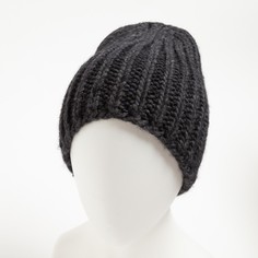 Шапка бини женская Marhatter Р00003552 антрацит, р. 56-58
