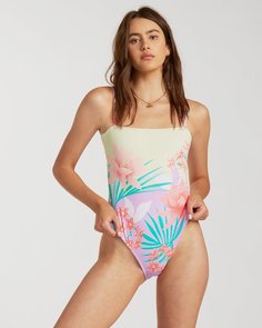 Купальник слитный женский Billabong 521363 разноцветный M