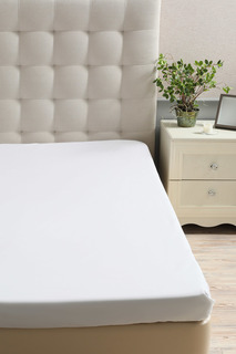 Простыня натяжная 90x200x25 COINCASA белый 100% хлопок (перкаль) 7080746