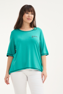 Блуза женская OLSI 2306002 зеленая 58 RU