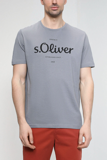Футболка мужская s.Oliver 10.3.11.12.130.2057432 серая 2XL