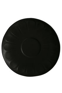 Блюдце 16 см Tognana черный фарфор VU006160779