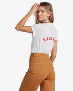 Футболка женская Billabong 521146 белая S