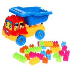 Guclu Игрушка Granite truck«Авто грузовик» + мини - конструктор, 26 деталей, цвета МИКС