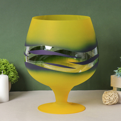 Ваза Фентези бренди бокал на ножке d-горлышка 16,5см 7 л МИКС Evis