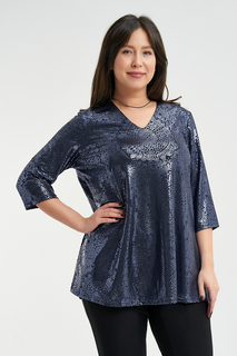 Блуза женская OLSI 2306003 синяя 54 RU