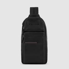 Сумка мужская Piquadro Monospalla in pelle, черный