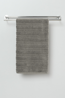 Полотенце 90x150 COINCASA серый 100% хлопок, 550 г/м2 7358591