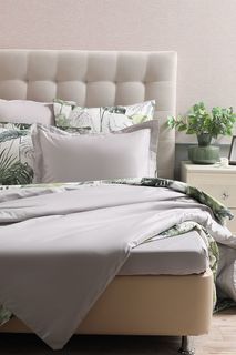 Пододеяльник 150x210 21maison светло-серый 100% хлопок (сатин), 220 тс 60292042