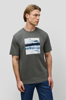 Футболка мужская Baon B731035 серая 3XL