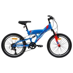Велосипед 20" Progress Sierra FS RUS, цвет синий, размер 13"