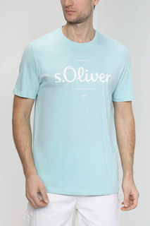 Футболка мужская s.Oliver 130.11.899.12.130.2057432 голубая M