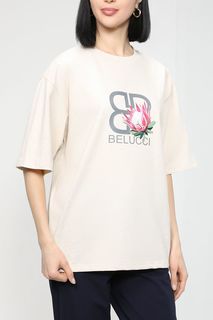 Футболка женская Belucci BL230312202 бежевая XS