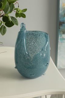 Подсвечник H20 COINCASA синий стекло 7357615