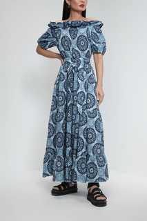 Платье женское Belucci BL23045268CD голубое XL