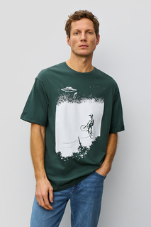 Футболка мужская Baon B7323016 зеленая M