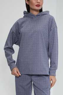 Толстовка женская Belucci BL23041182CD синяя 2XL