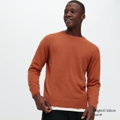 Джемпер мужской UNIQLO 450543COL26 оранжевый XL (доставка из-за рубежа)