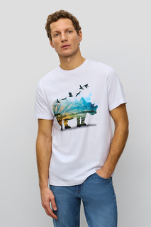 Футболка мужская Baon B7323026 белая XL