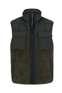 Утепленный жилет мужской Strellson 10012739_30029393 зеленый 50 RU
