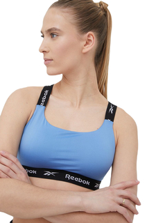 Топ спортивный Reebok для женщин, укороченный, U4_F9763_RBK, голубой, XS