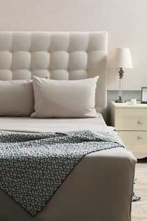 Плед 130x170 COINCASA синий 100% хлопок 7357967