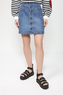 Юбка женская Naf Naf XENJ49 синяя 42 EU