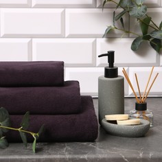 Полотенце махровое "Этель" Organic Graphite 70х130 см, 100% хл, 420гр/м2