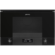 Встраиваемая микроволновая печь Smeg MP122B3 черная