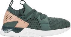 Кроссовки женские Asics GEL-LYTE V SANZE KNIT зеленые 7 US